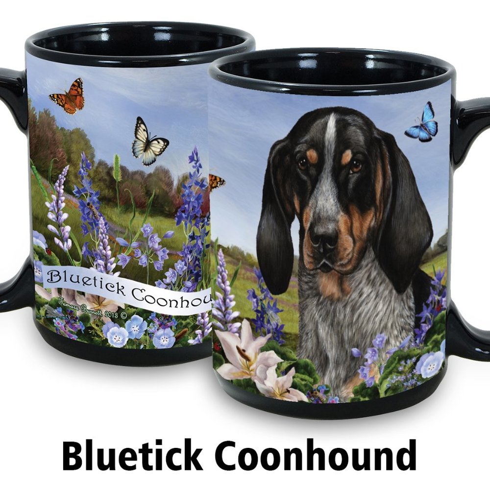 Blue Tick Coonhound Spring Coffee Mug